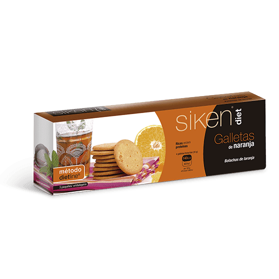 Siken Diet Galletas de Naranja 15 unidades