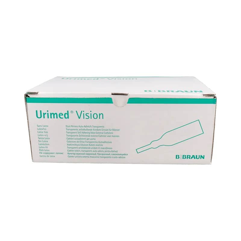 Colector de bolsa de recogida de orina autoadhesivo Urimed Vision Specific (29 mm, 30 unidades)