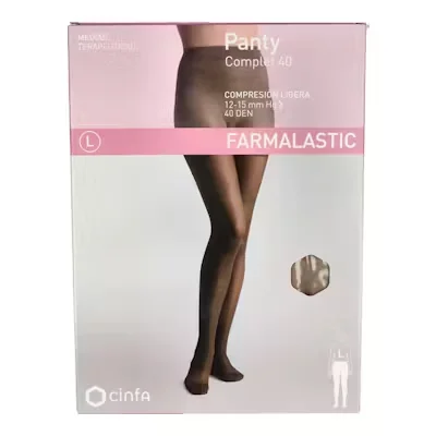 Panty Farmalastic Li-40 Camel - Compresión Circulatoria