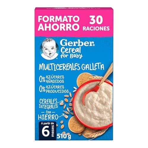 Gerber Multicereales Galleta 0% azúcares 510g